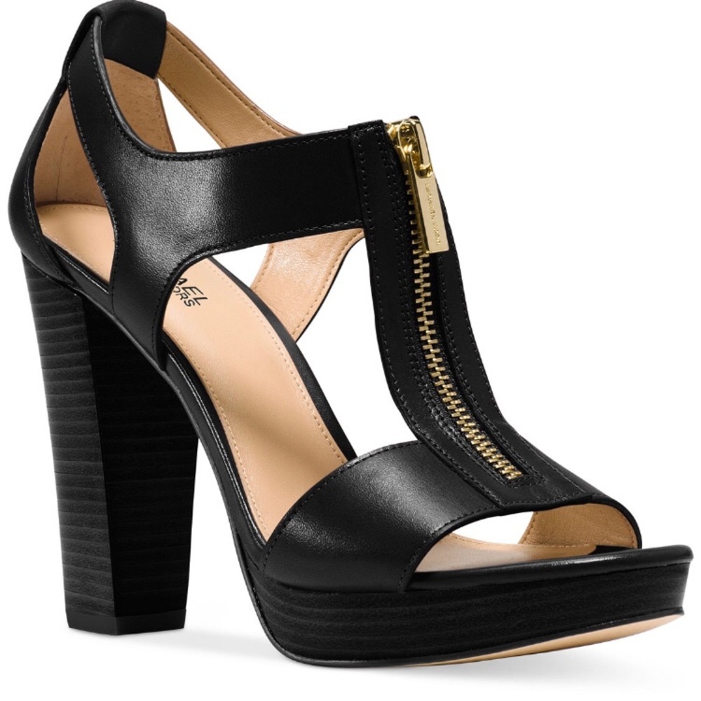 Michael Kors Berkley T-Strap Platform Heels